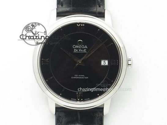 1229 Planet Ocean GMT 42mm V6F 1:1 Best Edition Blue Bezel Orange Numbers On SS Bracelet A Compact 8254